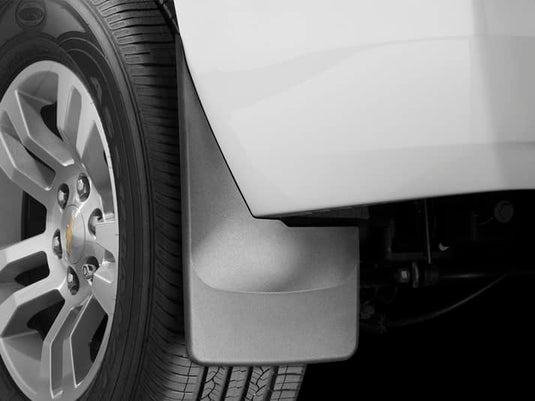 WeatherTech No-Drill MudFlaps, Rear, Black - 2015-2020 Chevrolet Tahoe