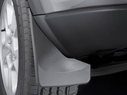 WeatherTech No-Drill MudFlaps, Rear, Black, With Lip Molding - 2011-2022 Jeep Grand Cherokee/Grand Cherokee WK