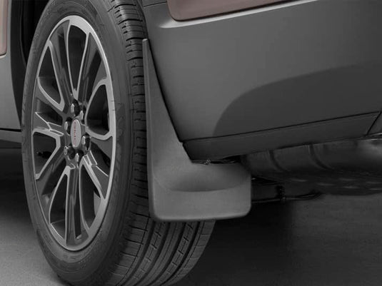 WeatherTech No-Drill MudFlaps, Rear, Black - 2017-2023 GMC Acadia