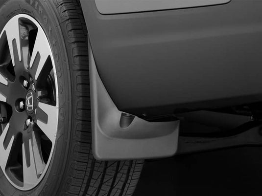 WeatherTech No-Drill MudFlaps, Rear, Black - 2017-2026 Honda Ridgeline