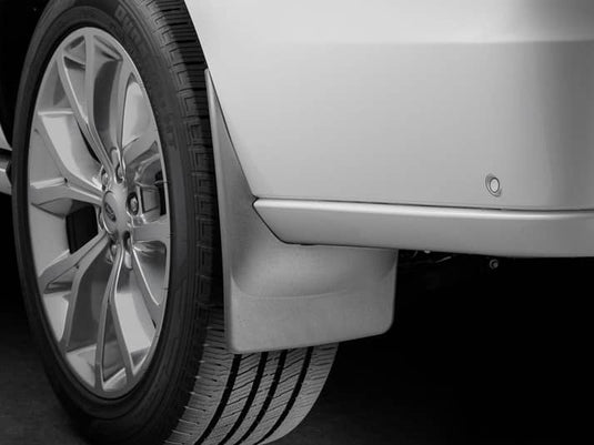 WeatherTech No-Drill MudFlaps, Rear, Black - 2018-2021 Ford Expedition Max