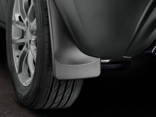 WeatherTech No-Drill MudFlaps, Rear, Black, Excluding Trailhawk & Overland - 2019-2023 Jeep Cherokee
