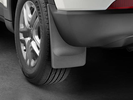 WeatherTech No-Drill MudFlaps, Rear, Black - 2017-2026 Jeep Compass