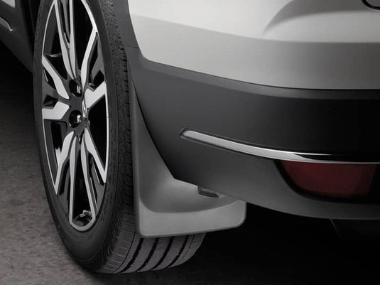 WeatherTech No-Drill MudFlaps, Rear, Black - 2019-2025 Honda Passport/Pilot