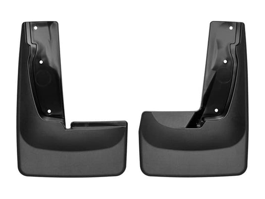 WeatherTech No-Drill MudFlaps, Rear, Black, Excluding Titanium - 2019-2024 Ford Edge