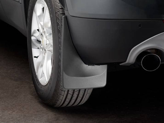 WeatherTech No-Drill MudFlaps, Rear, Black - 2019-2025 Chevrolet Blazer