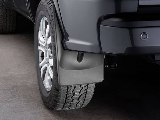 WeatherTech No-Drill MudFlaps, Rear, Black, Excluding Tremor - 2019-2023 Ford Ranger
