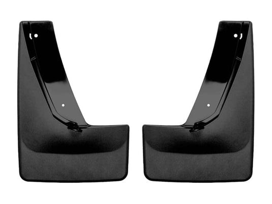 WeatherTech No-Drill MudFlaps, Rear, Black - 2021-2026 Chevrolet Suburban/Tahoe, GMC Yukon/Yukon XL