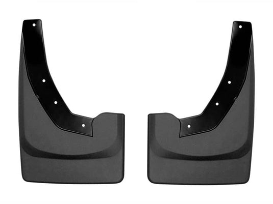 WeatherTech No-Drill MudFlaps, Rear, Black, With Flares, TRX - 2021-2024 Ram 1500