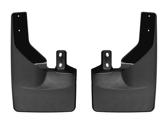 WeatherTech No-Drill MudFlaps, Rear, Excluding Raptor, Without 315 Tire Size, With Style 1 Bumper - 2021-2025 Ford Bronco