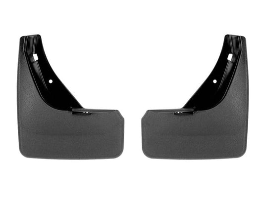 WeatherTech No-Drill MudFlaps, Rear, Black - 2022-2026 Hyundai Santa Cruz