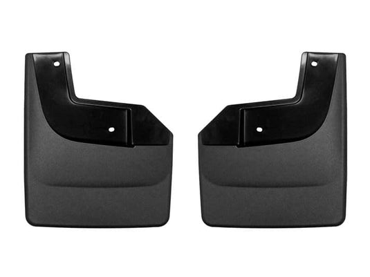 WeatherTech No-Drill MudFlaps, Rear, Black, Raptor - 2021-2026 Ford F-150