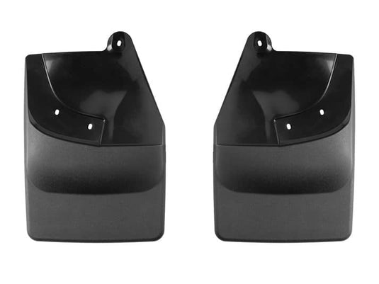 WeatherTech MudFlaps, Rear, Black, ZR2 - 2022-2026 Chevrolet Silverado 1500