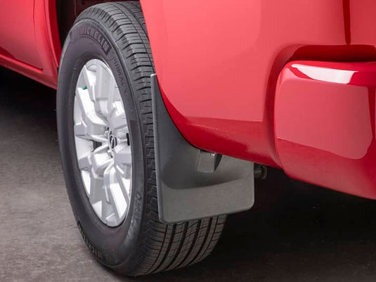 WeatherTech No-Drill MudFlaps, Rear, Black, Excluding Pro-X & Pro-4X - 2022-2026 Nissan Frontier