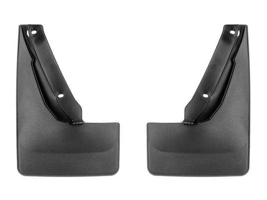 WeatherTech No-Drill MudFlaps, Rear, Black - 2023-2026 Cadillac Escalade-V