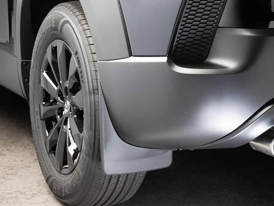 WeatherTech No-Drill MudFlaps, Rear, Black - 2023-2026 Mazda CX-50