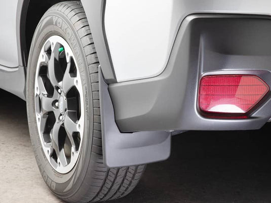 WeatherTech No-Drill MudFlaps, Rear, Black, Excluding Sport - 2018-2023 Subaru Crosstrek