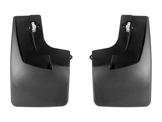 WeatherTech No-Drill MudFlaps, Rear, Black, Without Flares, Trail Boss or ZR2 - 2023-2026 Chevrolet Colorado