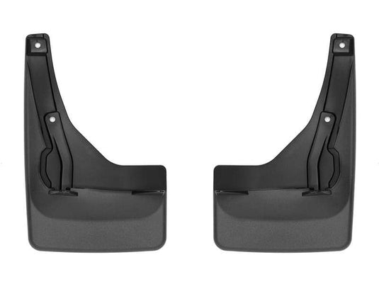 WeatherTech No-Drill MudFlaps, Rear, Black - 2023-2026 Toyota Highlander/Highlander Hybrid