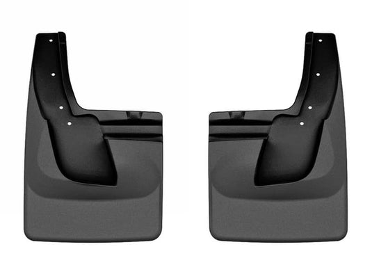 WeatherTech No-Drill MudFlaps, Rear, Black, With Flares, Excluding RHO - 2025-2026 Ram 1500