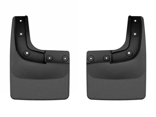 WeatherTech No-Drill MudFlaps, Rear, Black, Excluding Raptor - 2024-2026 Ford Ranger