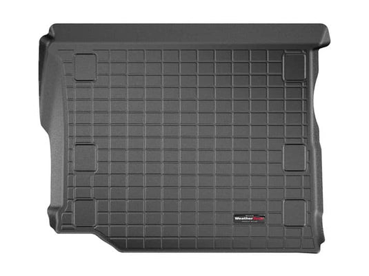 WeatherTech Cargo Liner, Black, 4-Door, With Flat Load Floor & Subwoofer - 2018-2026 Jeep Wrangler