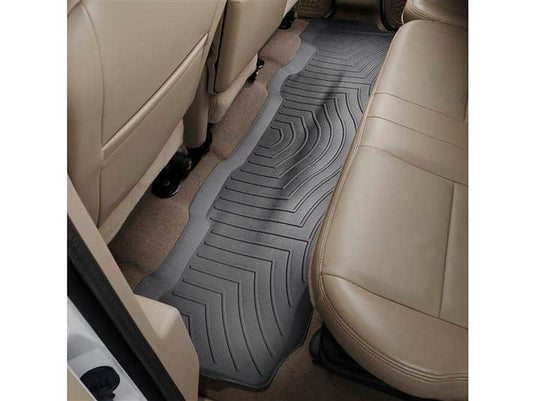 WeatherTech FloorLiner, Rear, Black, Crew Cab, Automatic Transmission - 1999-2010 Ford F-250 Super Duty/F-350 Super Duty