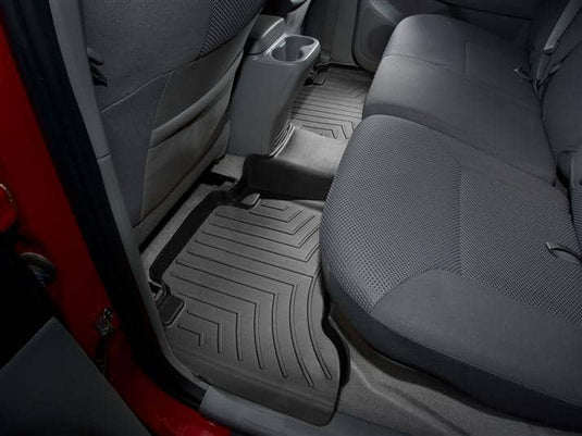 WeatherTech FloorLiner, Rear, Black, Double Cab - 2005-2015 Toyota Tacoma