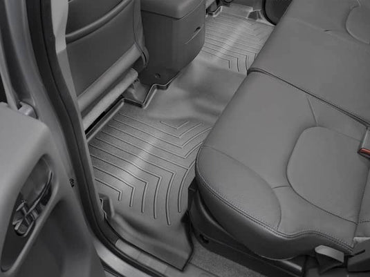 WeatherTech FloorLiner, Rear, Black, Crew Cab, Without Rockford Fosgate Audio - 2005-2021 Nissan Frontier
