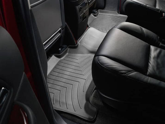 WeatherTech FloorLiner, Rear, Black, Non Hybrid (Tahoe/Yukon) - 2007-2014 Chevrolet Suburban 1500/Suburban 2500/Tahoe, GMC Yukon/Yukon XL 1500/Yukon XL 2500