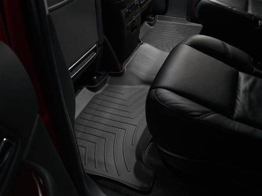 WeatherTech FloorLiner, Rear, Black, Non Hybrid - 2007-2014 Cadillac Escalade/Escalade ESV