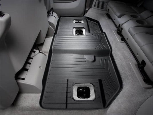 WeatherTech FloorLiner, 3rd Row, Black, With Second Row Bench - 2007-2010 Cadillac Escalade ESV, Chevrolet Suburban 1500/Suburban 2500 & more