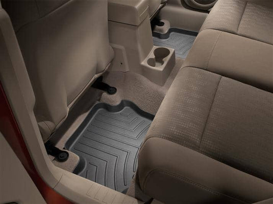 WeatherTech FloorLiner, Rear, Black - 2007-2017 Dodge Caliber, Jeep Compass/Patriot