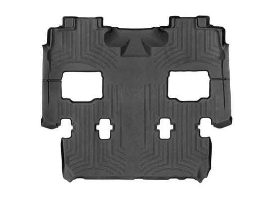 WeatherTech FloorLiner, 2nd & 3rd Row, Black, With Second Row Buckets - 2007-2017 Ford Expedition, Lincoln Navigator