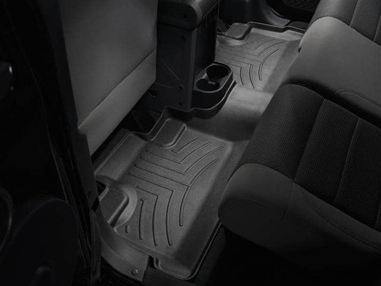 WeatherTech FloorLiner, Rear, Black, 4-Door - 2007-2013 Jeep Wrangler