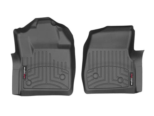 WeatherTech FloorLiner, Front, Black, Vinyl Floor, Regular Cab - 2017-2026 Ford F-250 Super Duty/F-350 Super Duty