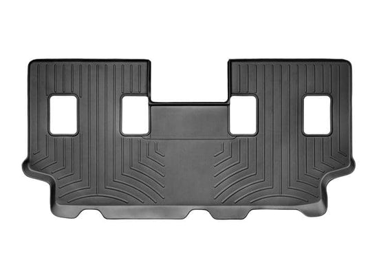 WeatherTech FloorLiner, 3rd Row, Black, With Second Row Bench or Buckets with Console - 2007-2017 Ford Expedition EL, Lincoln Navigator L