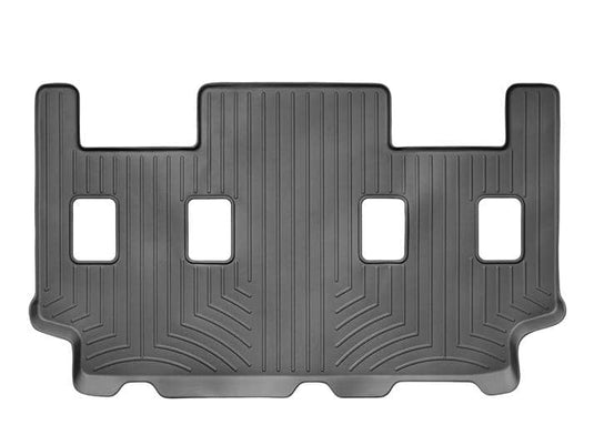 WeatherTech FloorLiner, 3rd Row, Black, With Second Row Buckets, Without Console - 2007-2017 Ford Expedition EL, Lincoln Navigator L