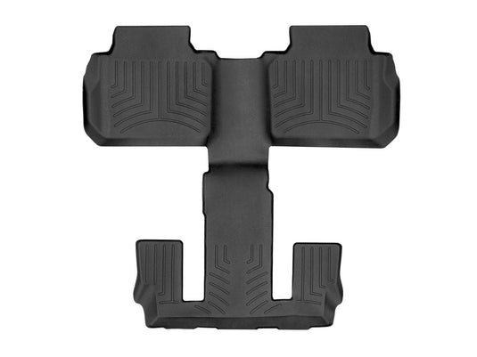 WeatherTech FloorLiner, 2nd & 3rd Row, Black, 6 Passenger - 2017-2025 Cadillac XT6, GMC Acadia