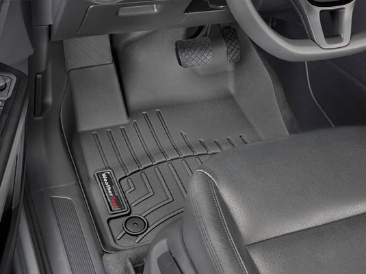 WeatherTech FloorLiner, Front, Black, With Passenger Side Retention - 2018-2019 Volkswagen Atlas