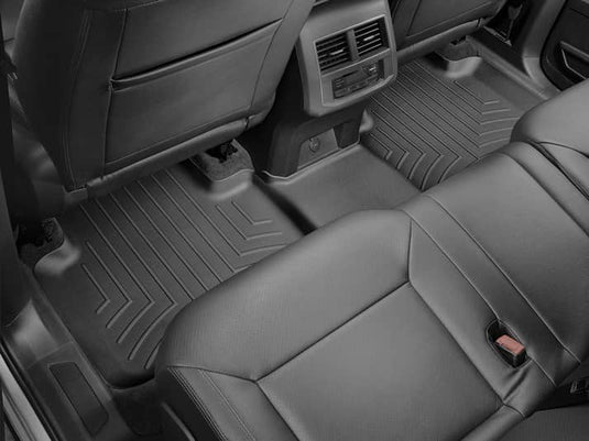 WeatherTech FloorLiner, Rear, Black, With Second Row Bench - 2018-2026 Volkswagen Atlas/Atlas Cross Sport