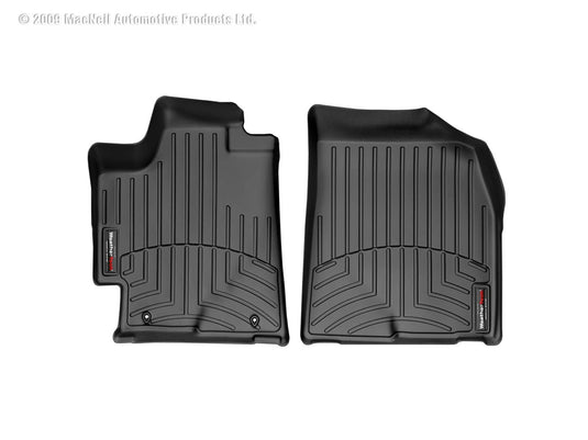 WeatherTech FloorLiner, Front, Black, Excluding Hybrid - 2008-2013 Toyota Highlander