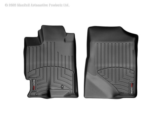 WeatherTech FloorLiner, Front, Black, With Post Style Retention Devices - 2007-2012 Acura RDX