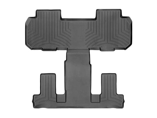 WeatherTech FloorLiner, 2nd & 3rd Row, Black, With Second Row Buckets - 2018-2024 Buick Enclave, Chevrolet Traverse/Traverse Limited
