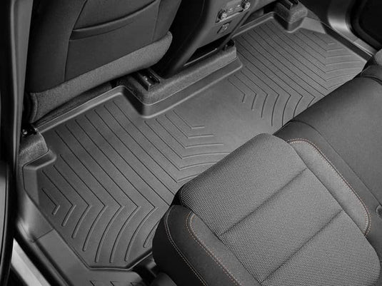 WeatherTech FloorLiner, Rear, Black, With Second Row Bench - 2018-2024 Chevrolet Traverse/Traverse Limited