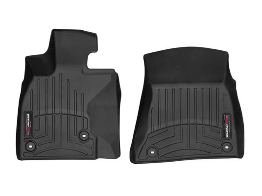 WeatherTech FloorLiner, Front, Black, AWD, Luxury, Excluding Executive Package - 2018-2024 Lexus LS/LS Hybrid