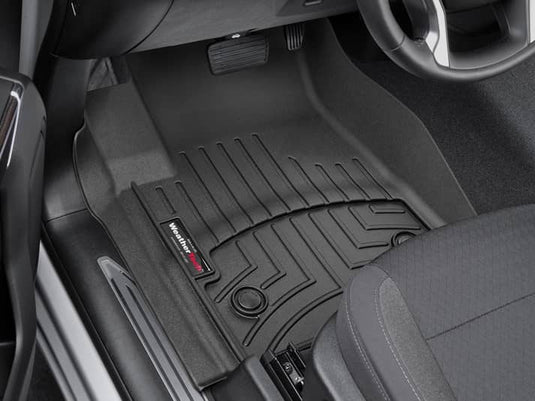 WeatherTech FloorLiner, Front, Black, Extended/Crew Cab - 2019-2026 Chevrolet Silverado 1500/Silverado 2500 HD/Silverado 3500 HD & more
