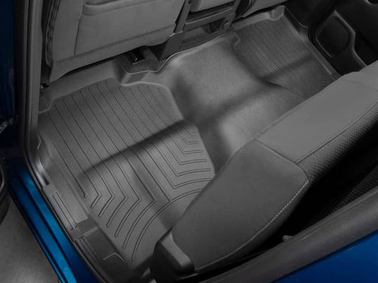 WeatherTech FloorLiner, Rear, Black, Extended Cab, With Front Bench Seat, Without Underseat Storage - 2019-2026 Chevrolet Silverado 1500 & more