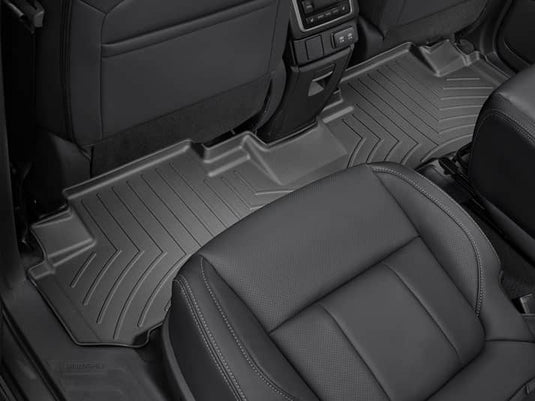 WeatherTech FloorLiner, Rear, Black, With Second Row Buckets - 2019-2026 Subaru Ascent