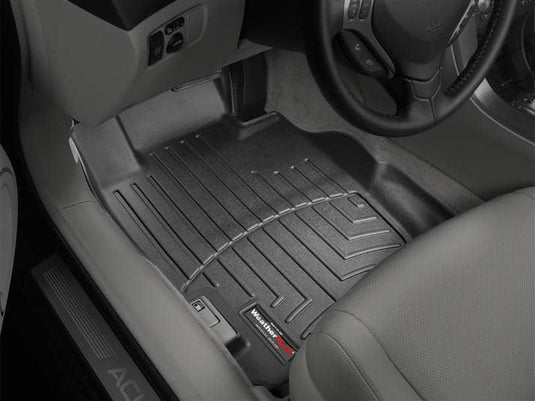 WeatherTech FloorLiner, Front, Black - 2004-2008 Acura TL